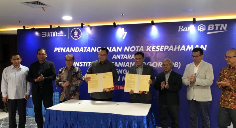 MoU BTN dan IPB University