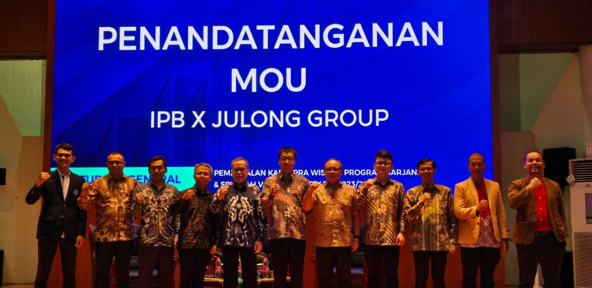 IPB University Teken MoU dengan Julong Group