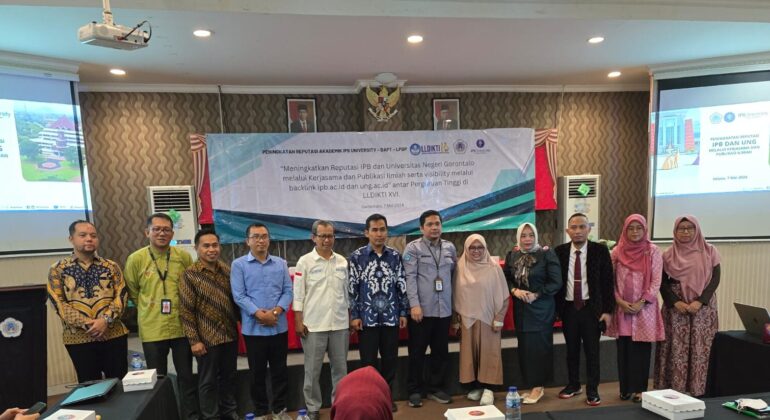 IPB dan UNG Gorontalo Gelar FGD Peningkatan Reputasi Institusi